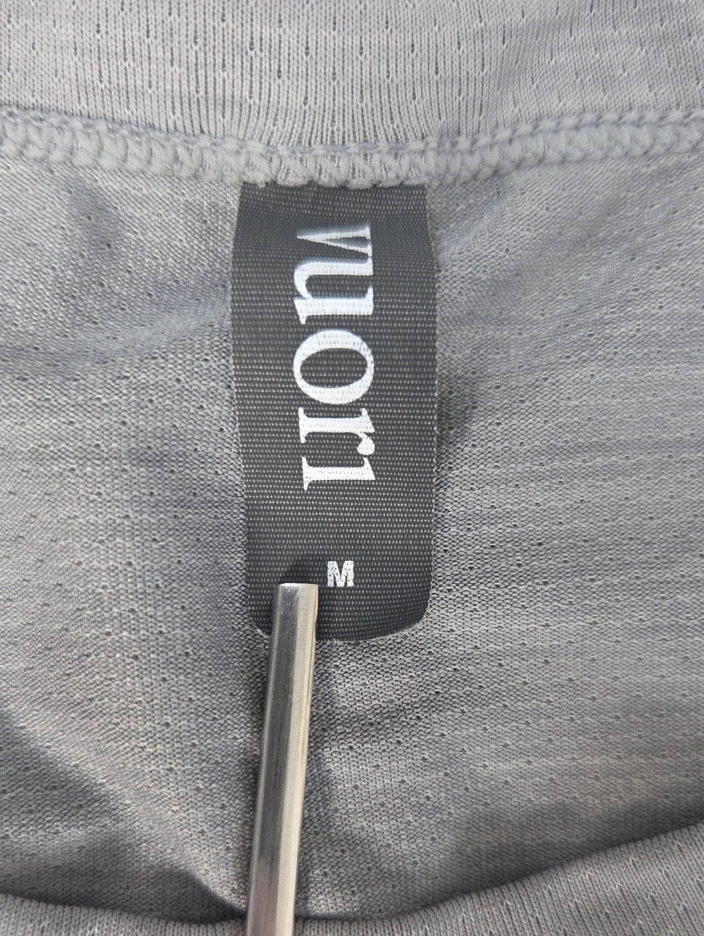 Vuori Zephyr Light Gray Short Sleeve Performance Crew V191 - Picture 3 of 15